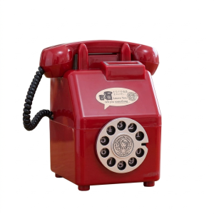 Alcancía Teléfono Retro Rojo - Zell