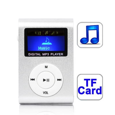 Reproductor MP3 Clip ZE2016 MicroSD Plateado Zell