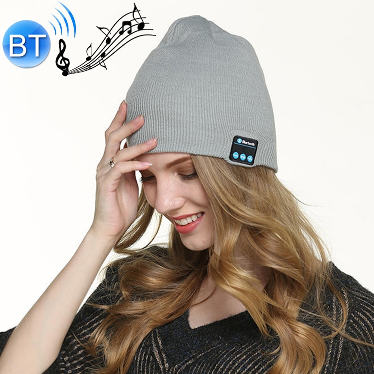 Gorro Bluetooth Gris Claro ZE5664 Zell - Imagen 3