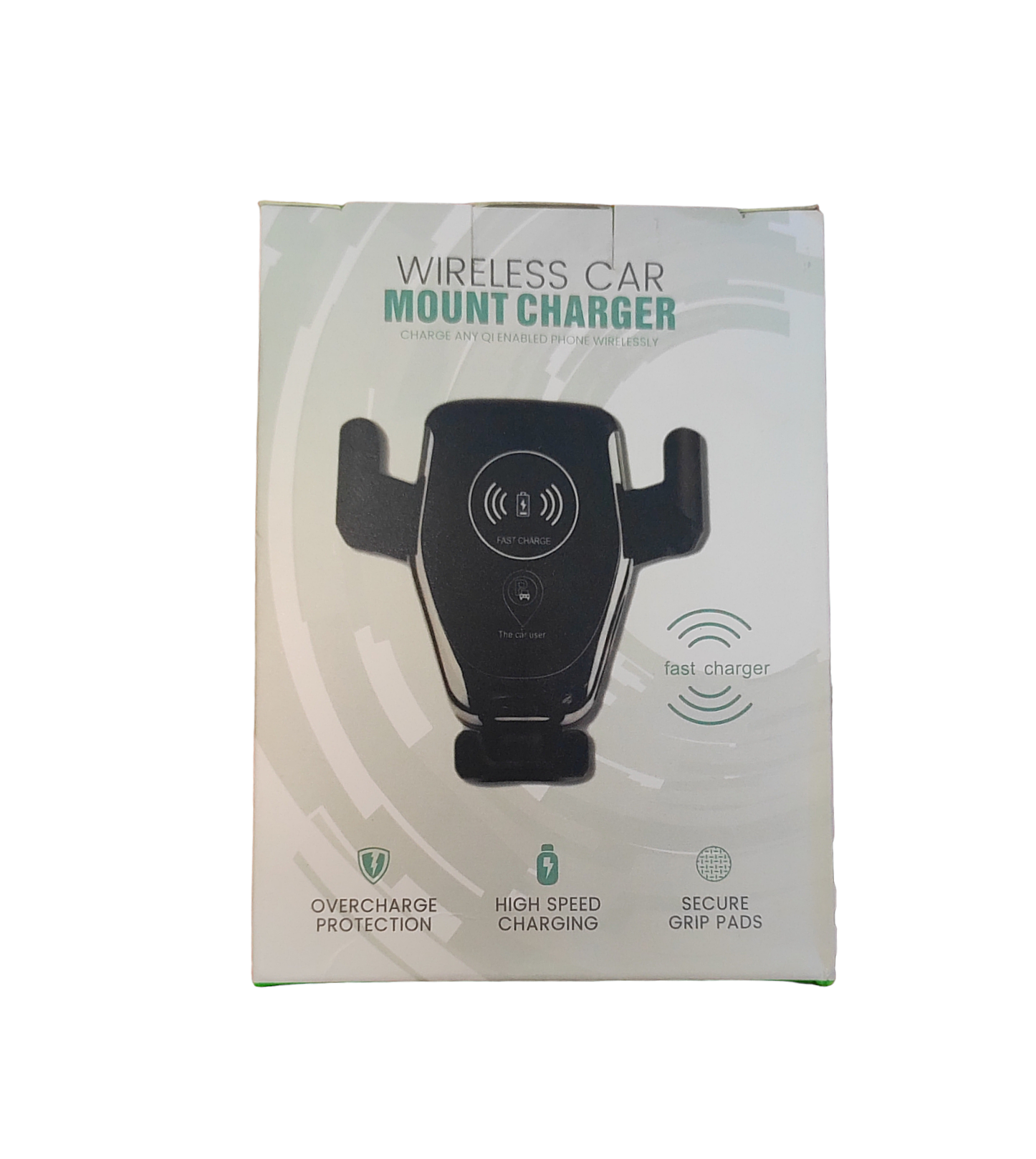 Soporte + Cargador Inalambrico De Celular Para Auto Zell - Imagen 3