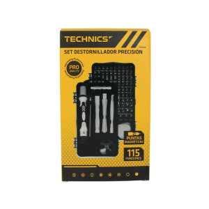 Kit de Destornilladores de Precision 115 en 1 - Technics