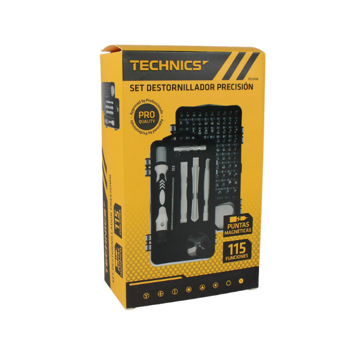 Kit de Destornilladores de Precision 115 en 1 - Technics - Imagen 2