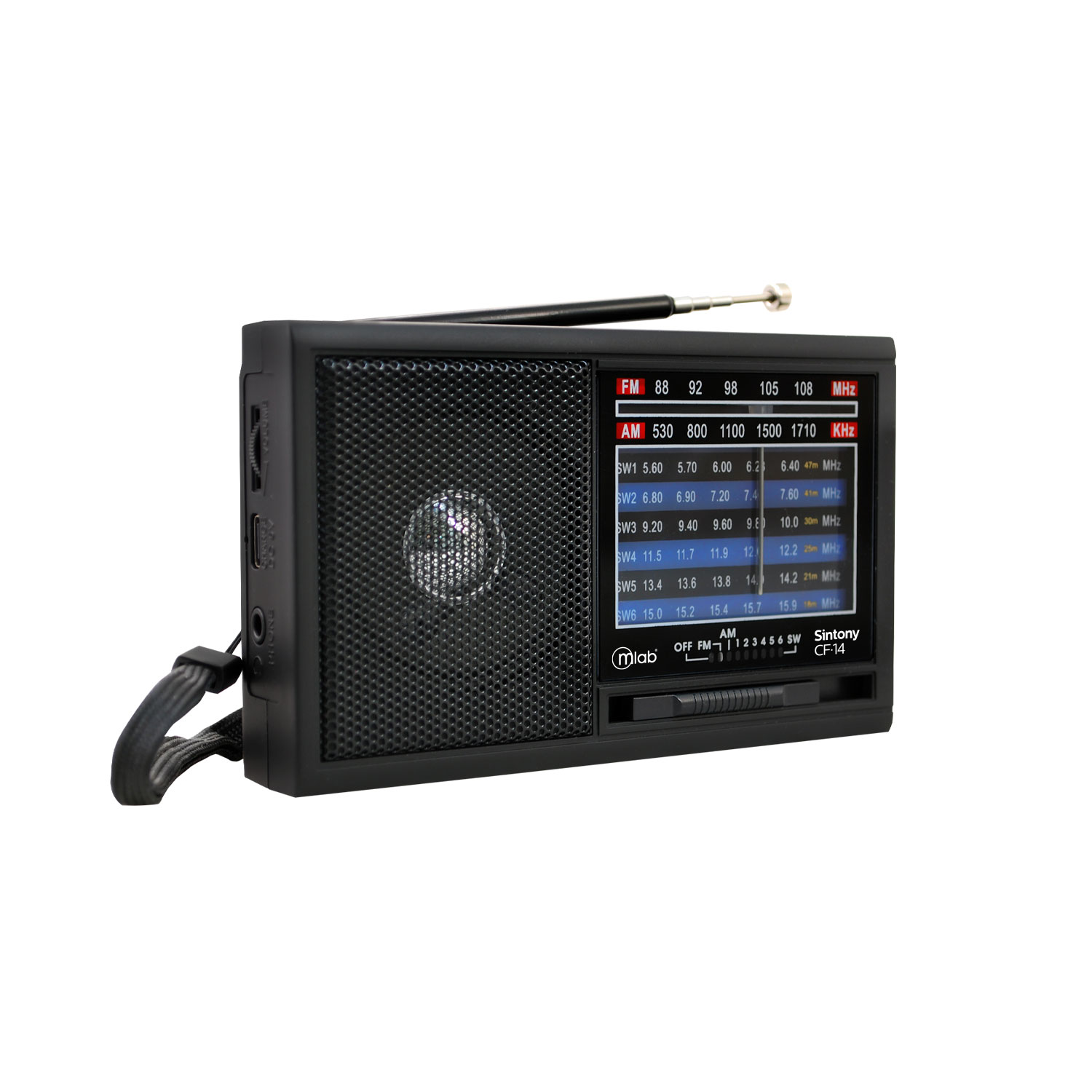 Radio Portatil a Pilas y Recagable - Mlab