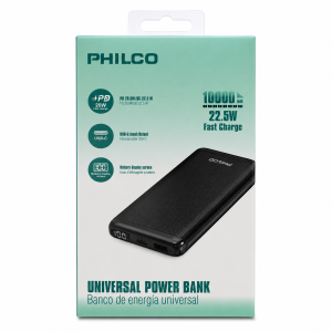 Bateria Power Bank 22.5w 10.000 Mah - Philco