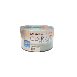 Pack 50 CD-R Platinum 700MB 52X - Master-G